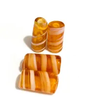 Mini Firma de murano Mel  / Branco 20