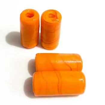 Mini Firma de murano Laranja Leitoso 35