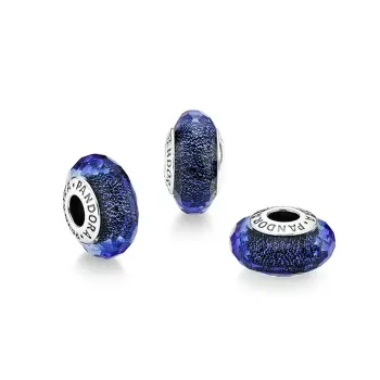 Berloque separador murano facetado brilho da noite – em Prata925 - Foto 2