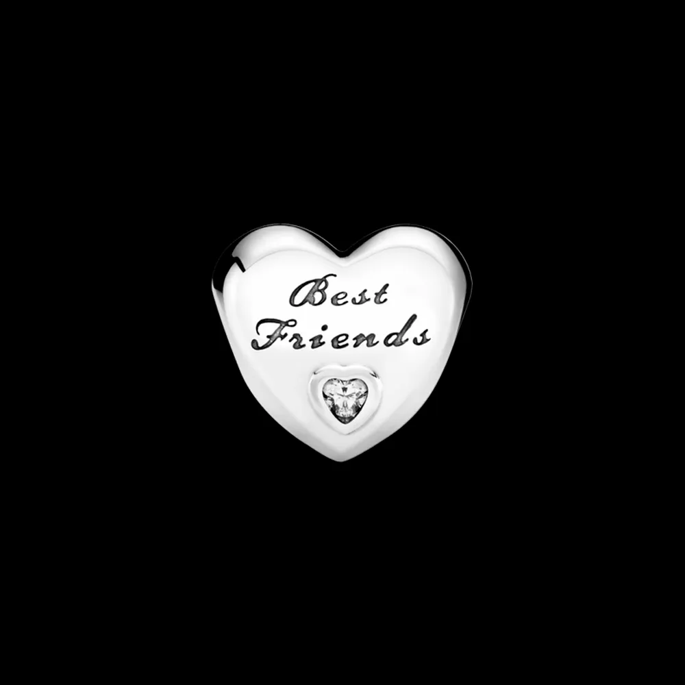 Berloque separador best friends – em Prata925