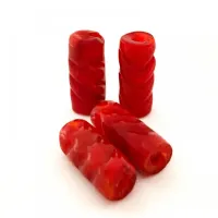 Firma de murano Torcida / Mordida Vermelha Transparente 17