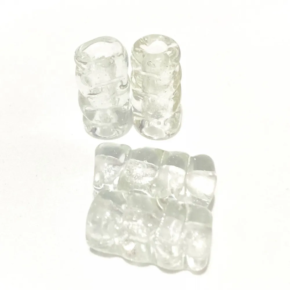 Firma de murano Torcida / Mordida Transparente 18