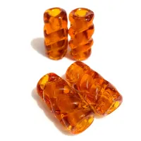 Firma de murano Torcida / Mordida Ambar 20