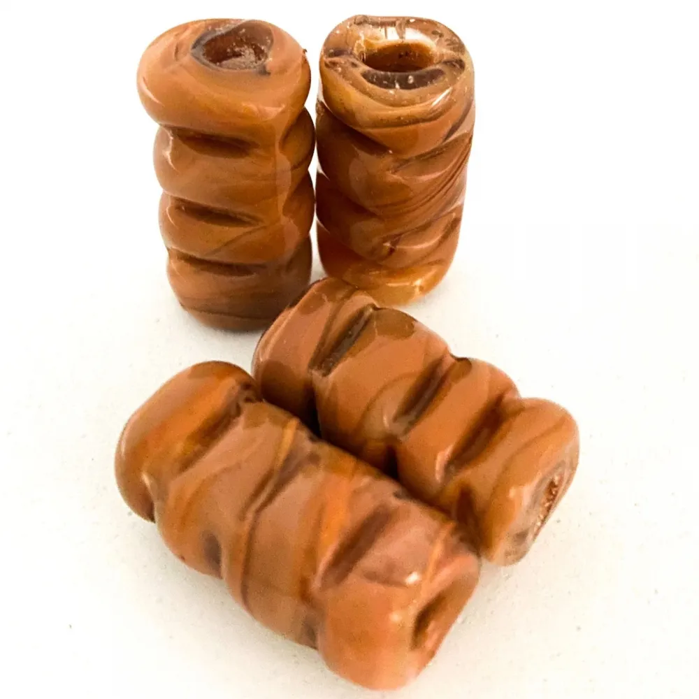 Firma de murano Torcida / Mordida Marrom Claro 19