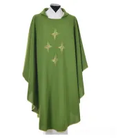 Casula Bordado Cruz 21 em Cores Litúrgicas - Foto 2