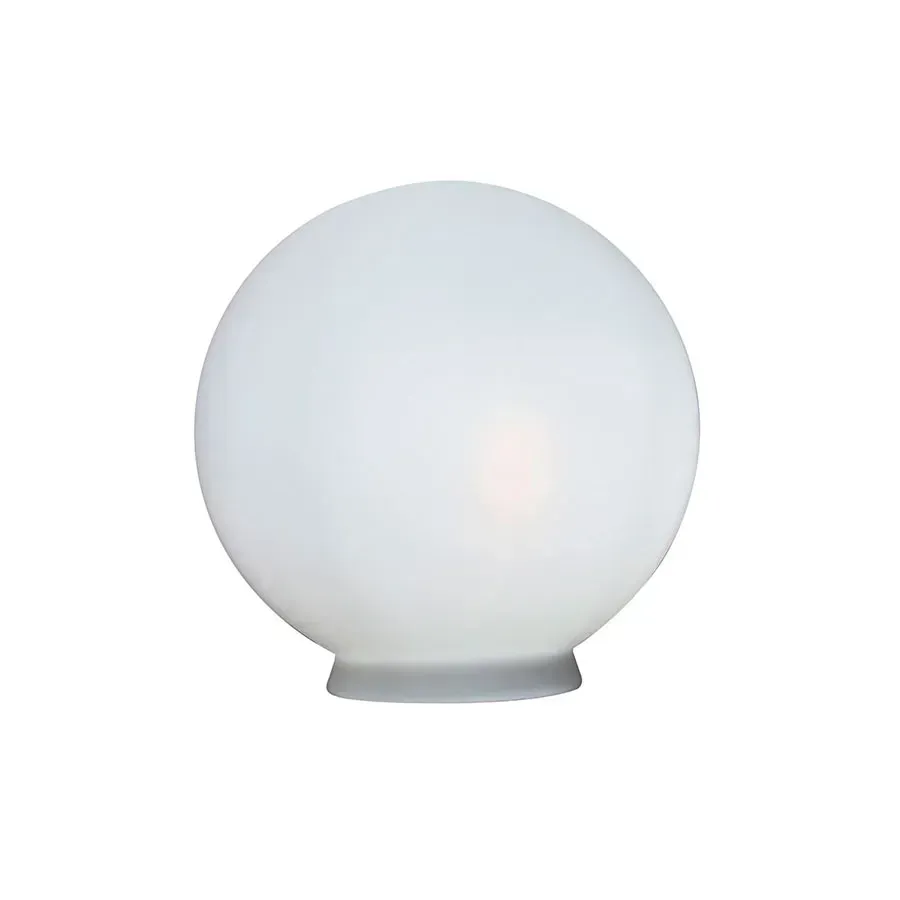 Globo Vidro Leitoso 15X28 cm