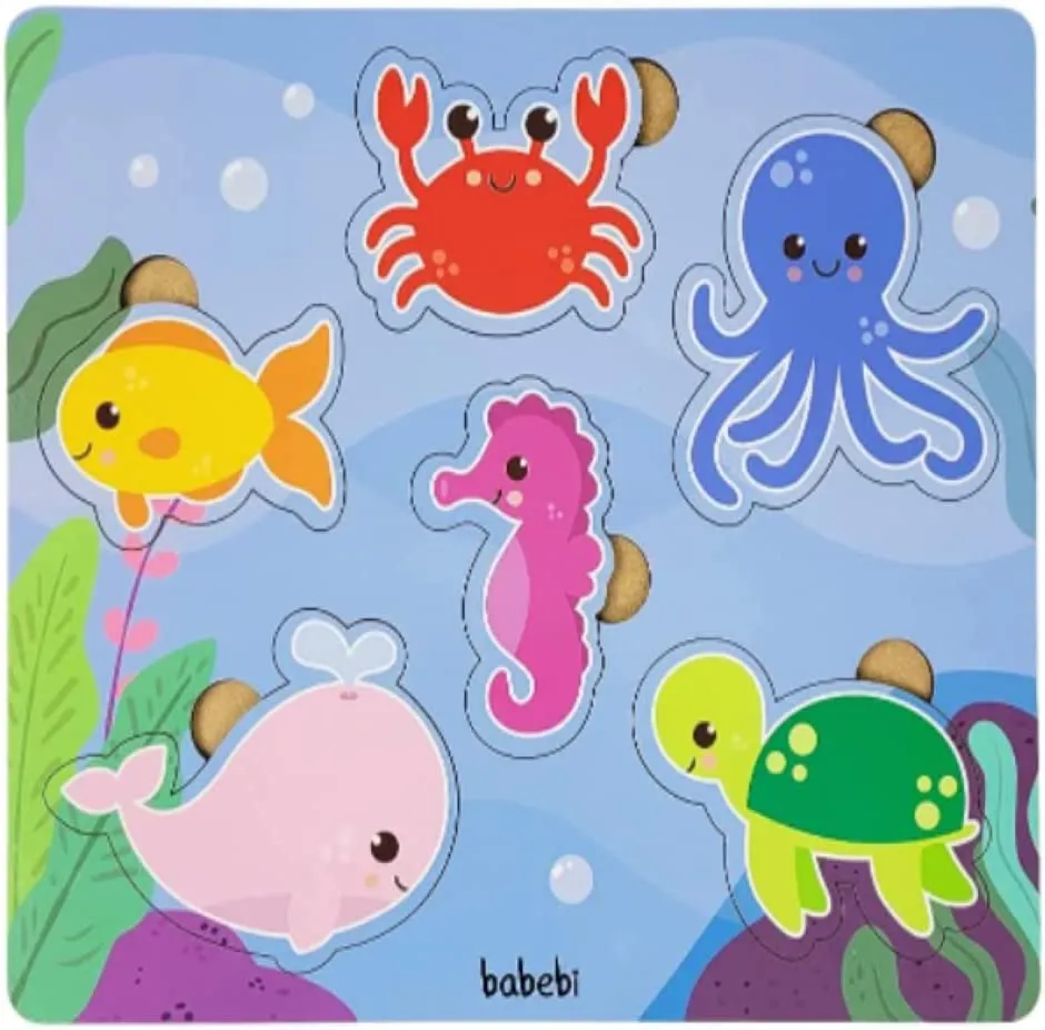 Quebra-Cabeça de Encaixe - Fundo do Mar Imagem