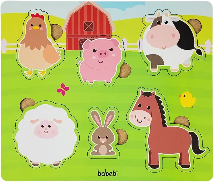 Quebra-Cabeça de Encaixe - Fazendinha