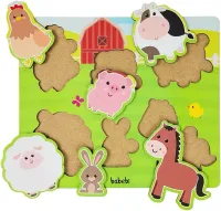 Quebra-Cabeça de Encaixe - Fazendinha - Foto 2