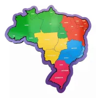 Quebra-Cabeça Mapa do Brasil - Foto 3