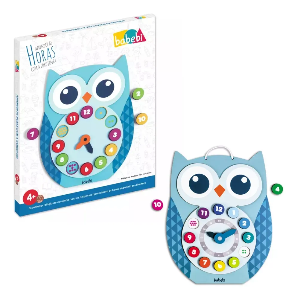 Aprenda as horas com a Corujinha Imagem