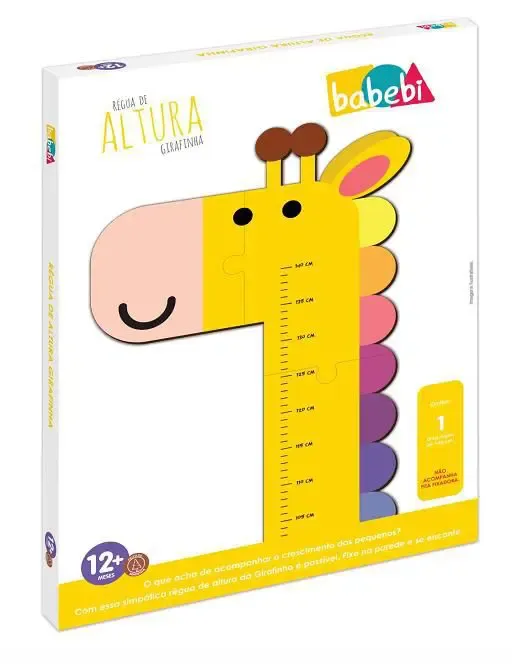 Régua de Altura - Girafinha 