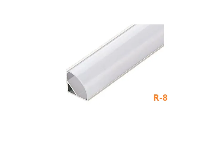 R-8 Perfil Cantoneira 90º para Fita de Led
