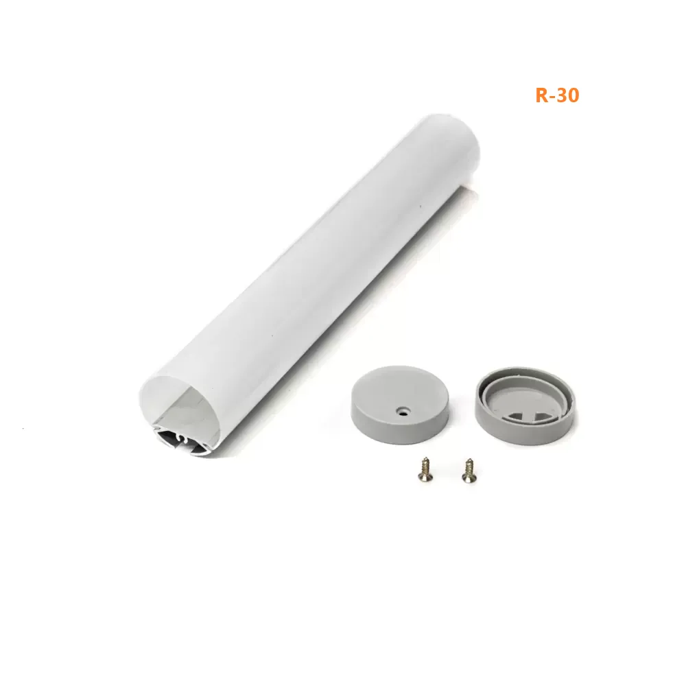 R-30 Perfil para Fita de Led - Tipo Tubular 30mm Imagem