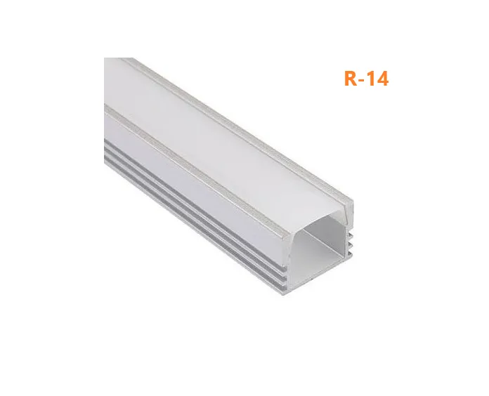 R-14 Perfil para Fita de led U Sobrepor Imagem