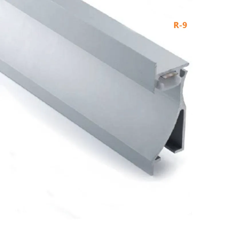 R-9 Perfil de Embutir Balizador - Rodapé para Fita de Led ( Pintura - Anodizado ) Imagem