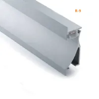 R-9 Perfil de Embutir Balizador - Rodapé para Fita de Led ( Pintura - Anodizado )