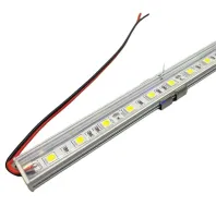 Barra de Led 14.4 Watts - Perfil de Alumínio - Tampa Transparente 1 metro