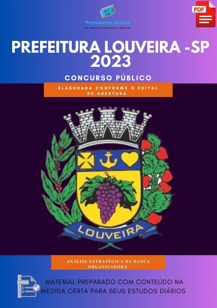 Apostila Louveira SP Prova 2023 Imagem