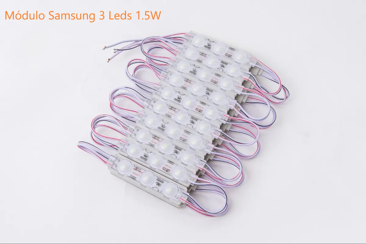 Módulo led Samsung 3 Leds 1.5W