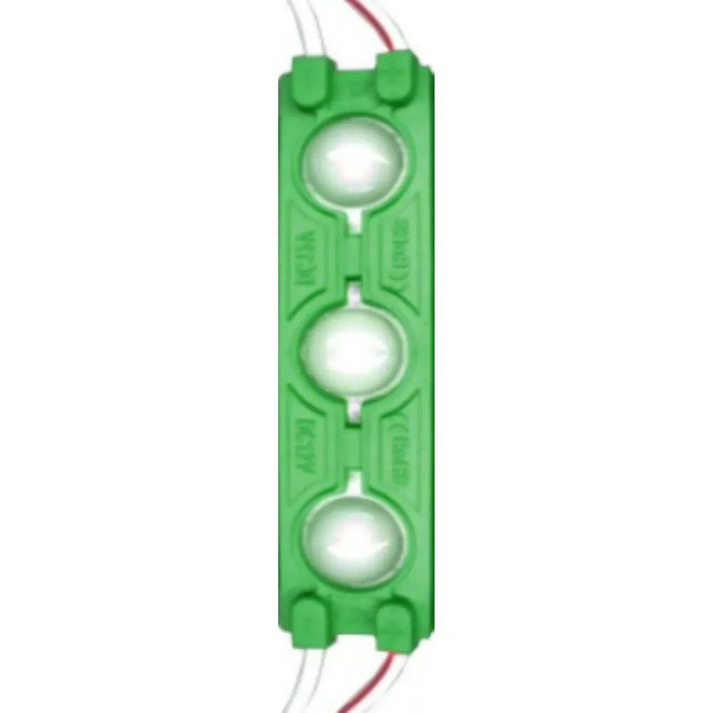 Módulo led 3 Leds verde