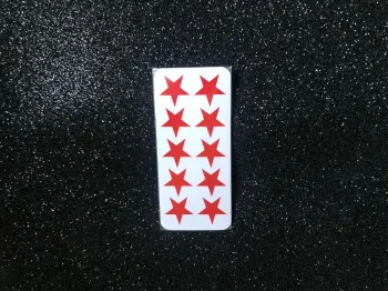 Adesivo Estrelinhas Rebelde Mia - Kit com 10 unidades - Foto 2