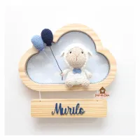 Ovelha - Nuvem P - Porta Maternidade - Foto 4