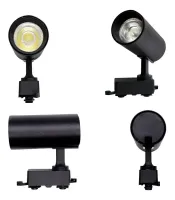 Spot trilho Led 12w preto - Foto 2