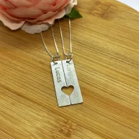 Pingente Personalizado de Prata 950 para Casal -  PI246 - Foto 3