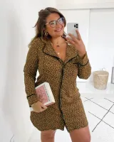 Pijama Chemise Homewear Maria Francia Onça - Foto 2