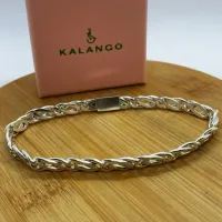 Pulseira  de Prata 950 - Masculina - PU923.1 - Foto 4