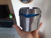 Suporte Alexa Echo Dot 3ª E 4ª Geração Capacete Mandalorian