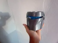 Suporte Alexa Echo Dot 3ª E 4ª Geração Capacete Mandalorian - Foto 3
