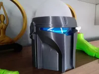 Suporte Alexa Echo Dot 3ª E 4ª Geração Capacete Mandalorian - Foto 9
