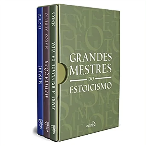 BOX GRANDES MESTRES DO ESTOICISMO: EDIÇAO ESPECIAL COM POSTAIS E MARCADORES (PRODUTO NOVO)