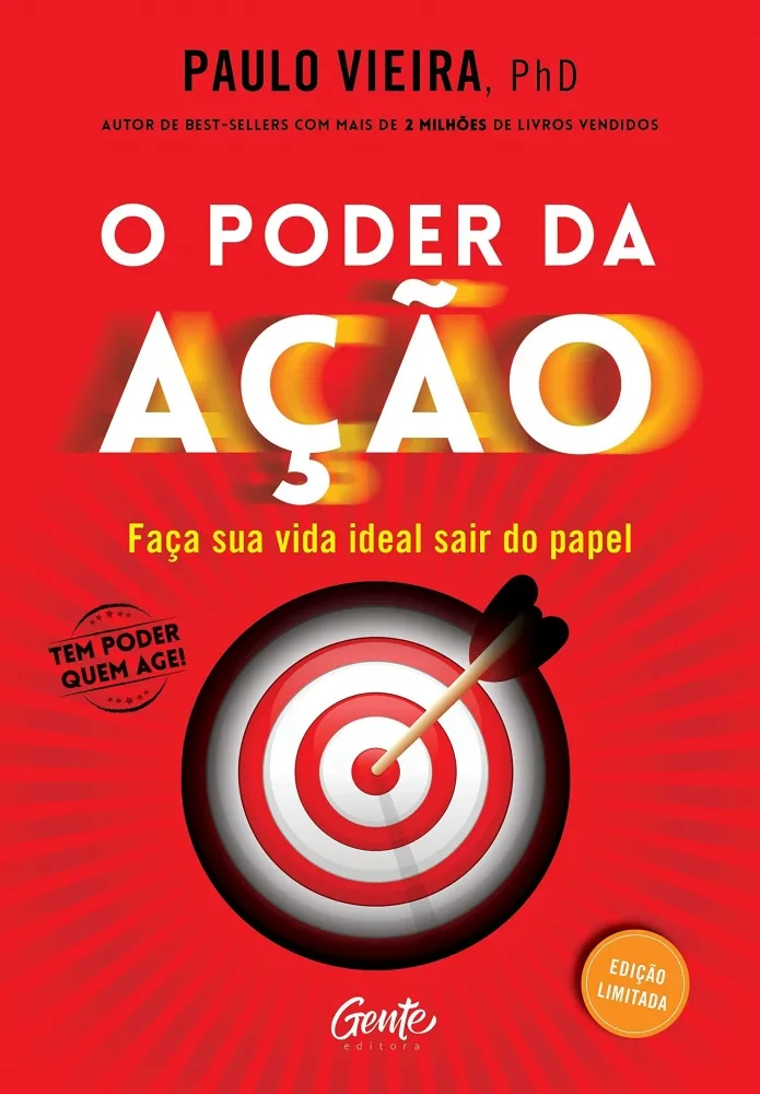 O PODER DA AÇAO EDIÇAO DE LUXO FAÇA SUA VIDA IDEAL SAIR DO PAPEL (PRODUTO USADO - MUITO BOM)