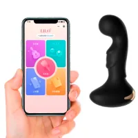 Plug Anal e Próstata com 10 Vibrações Controle App USB- PL097C - Foto 2