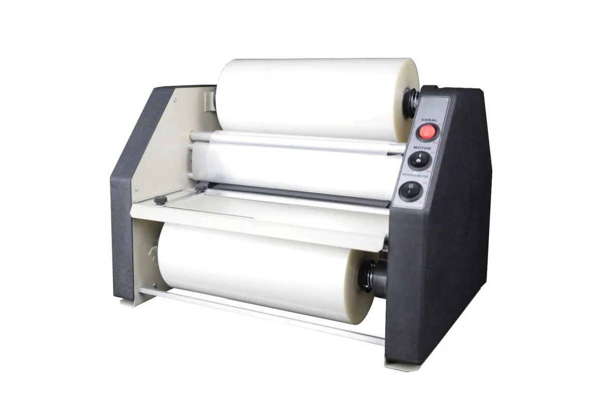 PLASTIFICADORA BOBINAS  - ROTATIVA - A3 - R-380 Imagem