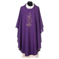 Kit 4 Casulas Bordado Cruz 4 - Foto 6