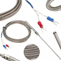 SENSOR TERMOPAR TIPO K PONTA 150MM 2 METROS - Foto 3