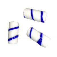 Firma de murano Listradas Branca e Azul Escura