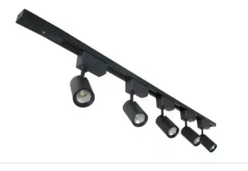 Trilho eletrificado com 5 Spot trilho Led 