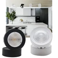 SPOT SOBREPOR LED 7W REDONDO DIRECIONÁVEL - Foto 2