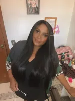 tamanho G. HUMANA Versão Liso 75 cm 400 gramas Lace Front HD humana AlBan cabelo brasileiro repartição LivreBig®  - Foto 7