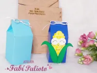 G1.351  Gabarito de Moldes em MDF Caixa Milk Pequena