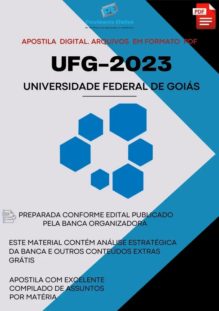 Apostila UFG Técnico Contabilidade Ano 2023