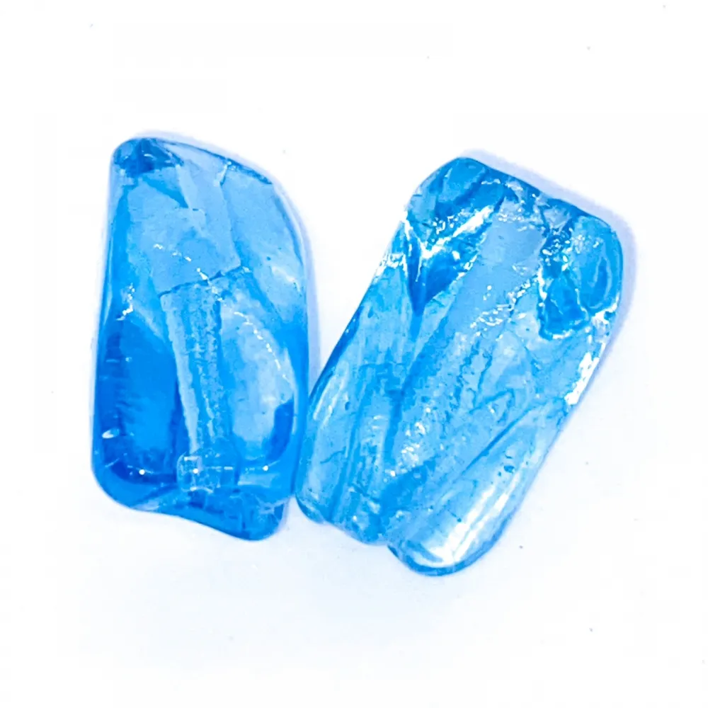 Firma de murano Sextavada Azul Céu