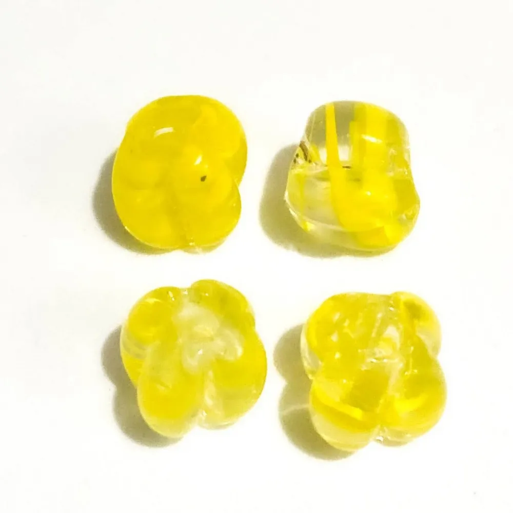 Firma de murano Pitanga Amarela Mesclada Imagem