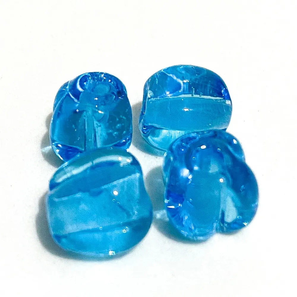 Firma de murano Pitanga Azul Clara Imagem