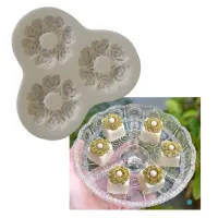 Molde de Silicone Colar de Rosinhas
